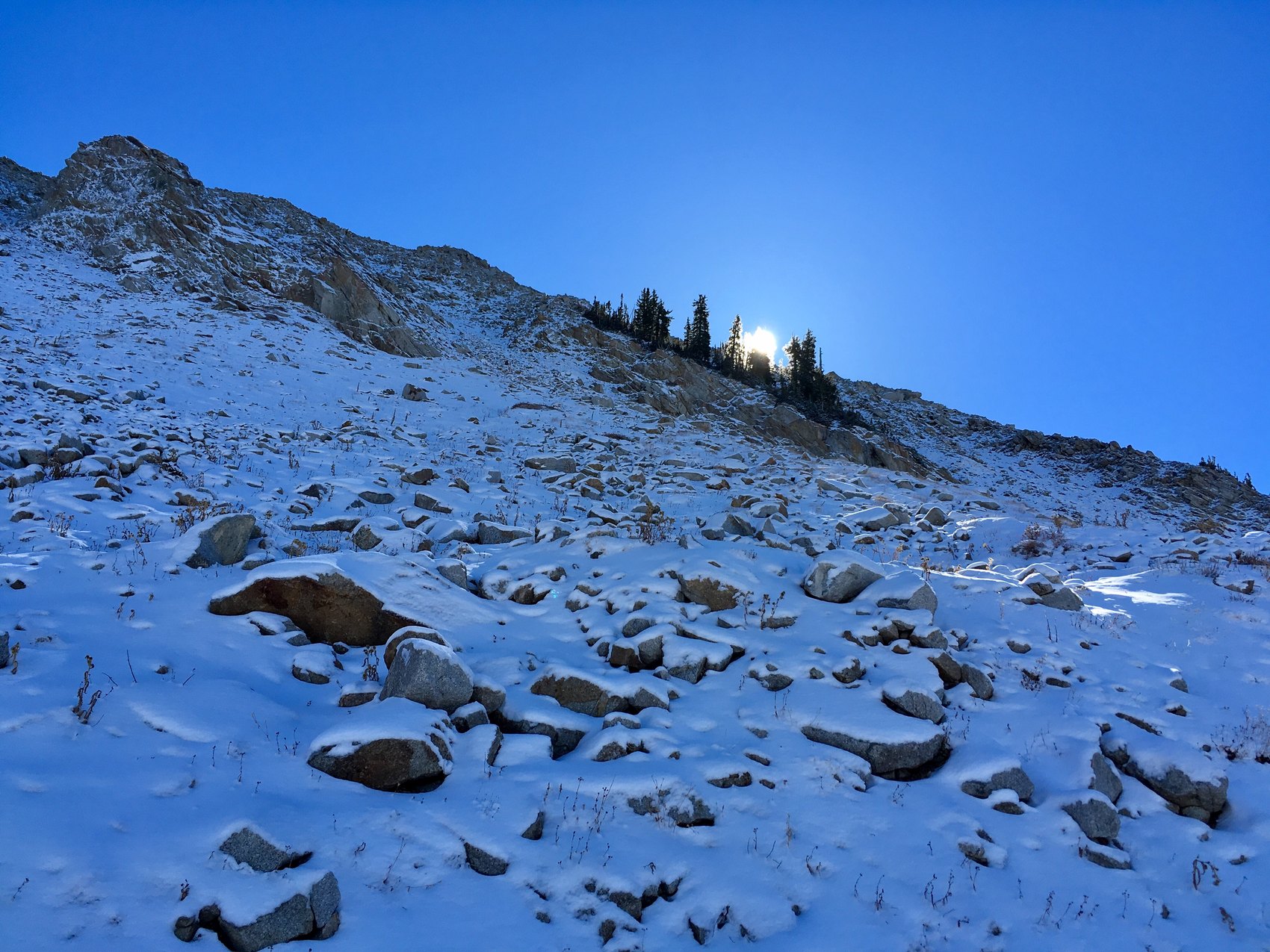 Blue Slope landscape print